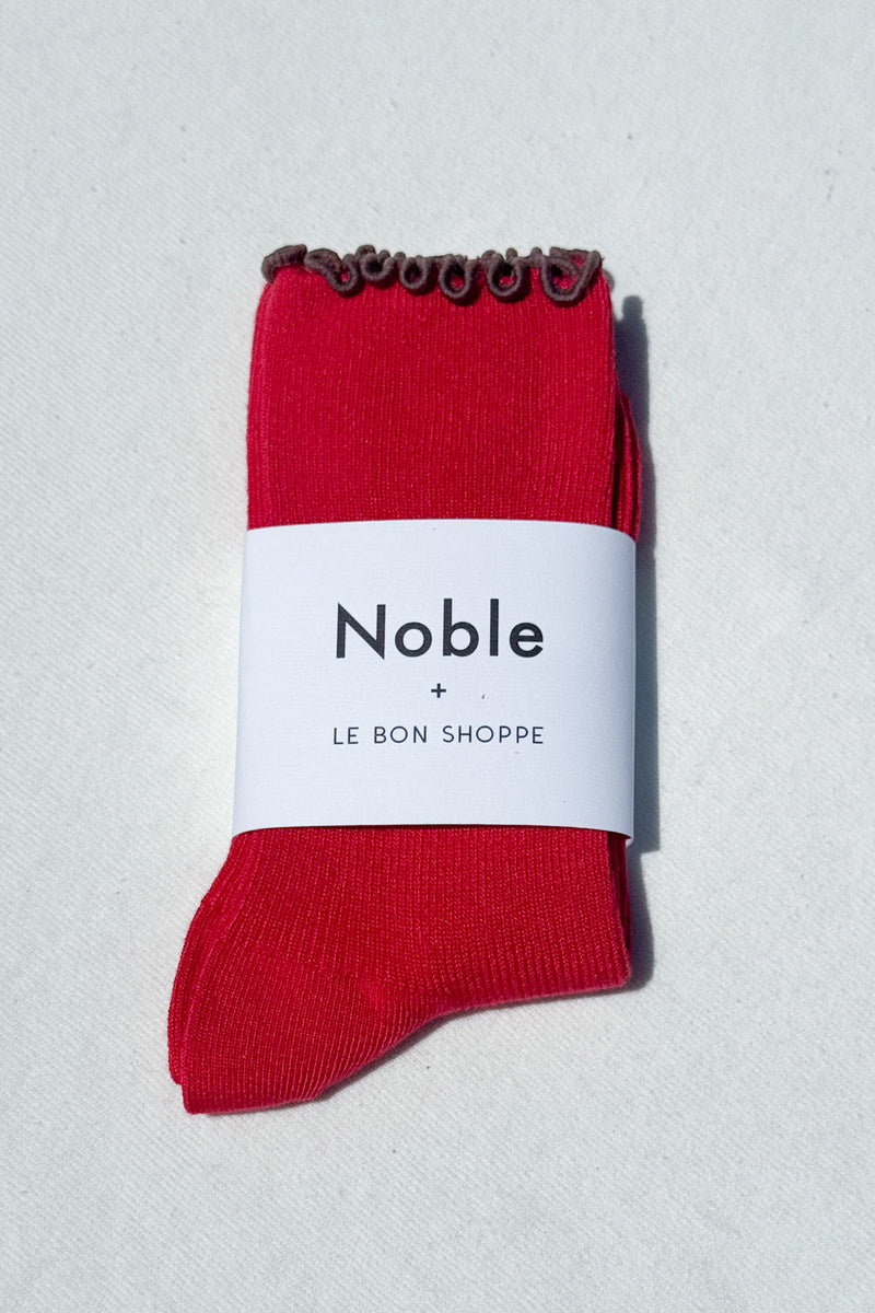 Le Bon Shoppe Ruffled Modal Socks