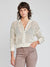 Self Contrast Delanie Fishnet Bomber