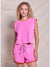 Sundry Loop Terry Tank Azalea