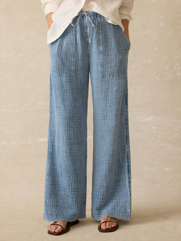 Faherty Dune Cotton Drawstring Pant