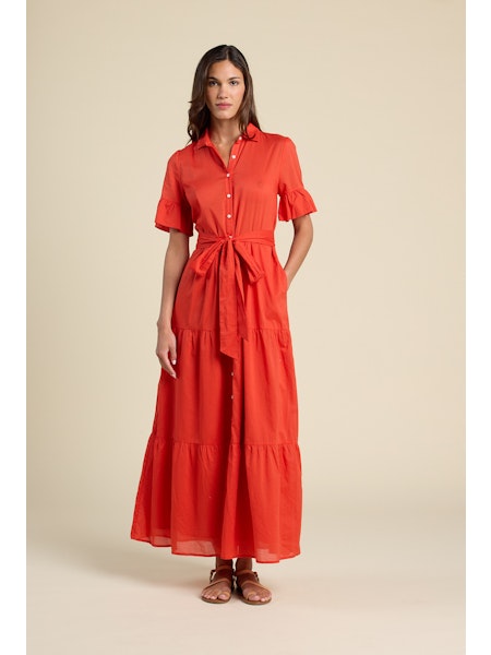 Birds of Paradis by Trovata Martine Dress in Tomato