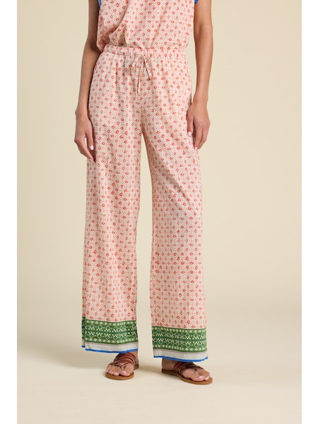 Birds of Paradis by Trovata Vera Pant in Santorini Border