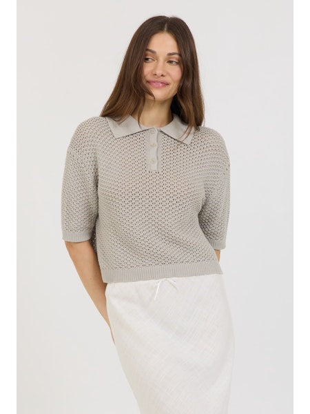 Stitches & Stripes Scully Polo Dove