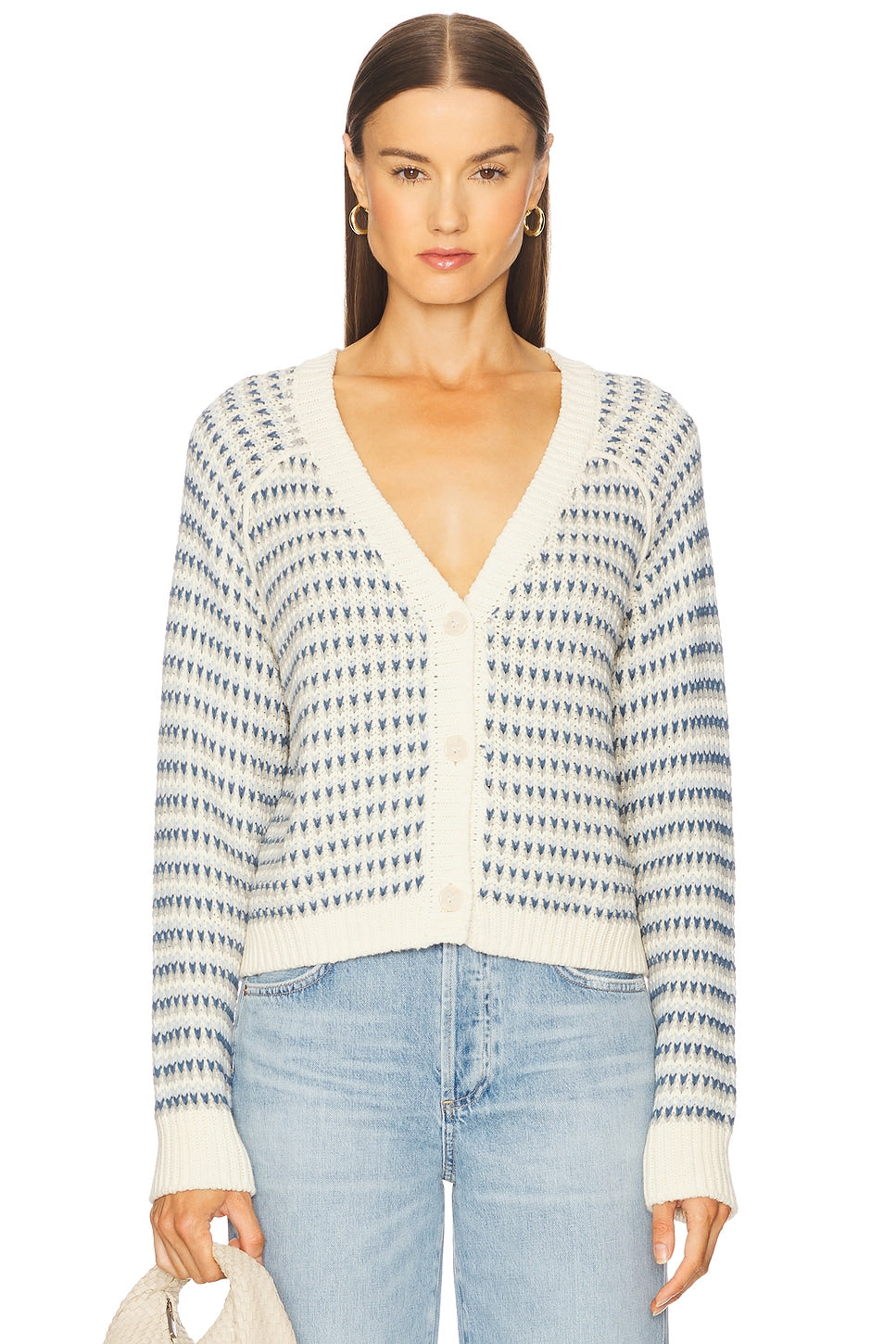 Stitches &amp; Stripes Dopper Cardigan Ivory Combo