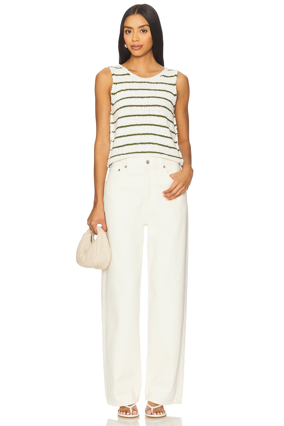 Stitches &amp; Stripes Lucky Striped Tank