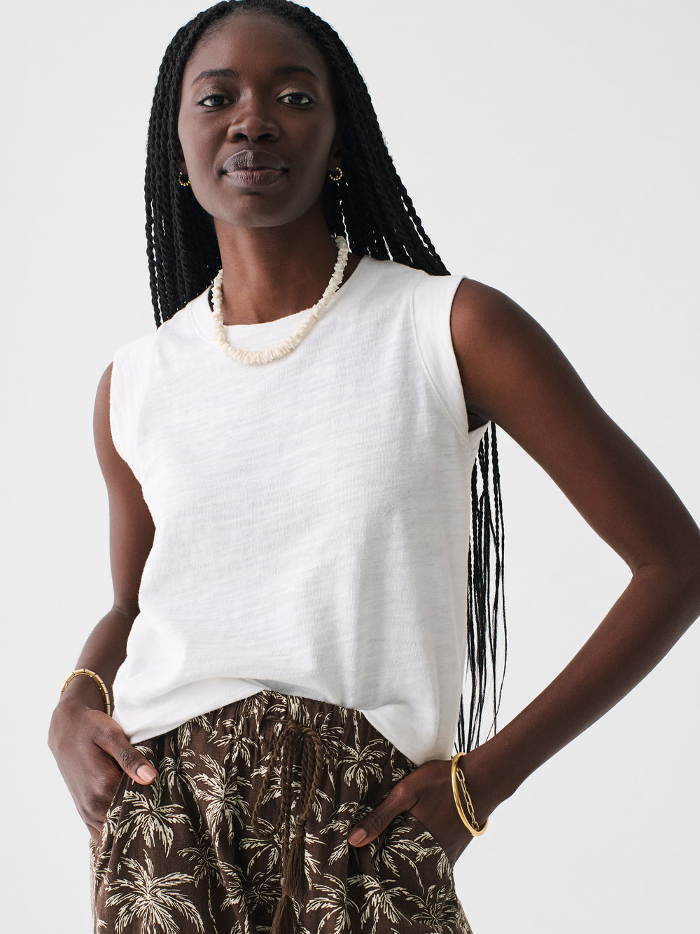 Faherty Sunwashed Slub Muscle Tank