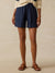 Faherty Laguna Linen Bayview Short navy
