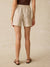 Faherty Laguna Linen Bayview Short in Cocoa Grove Stripe
