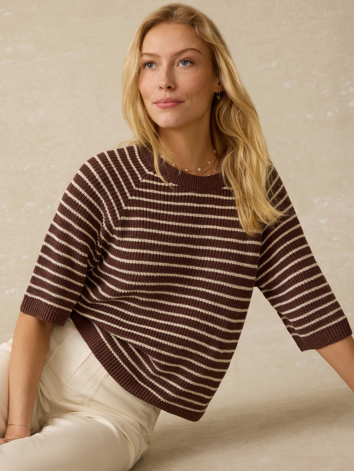 Faherty Miramar Linen Sweater Tee