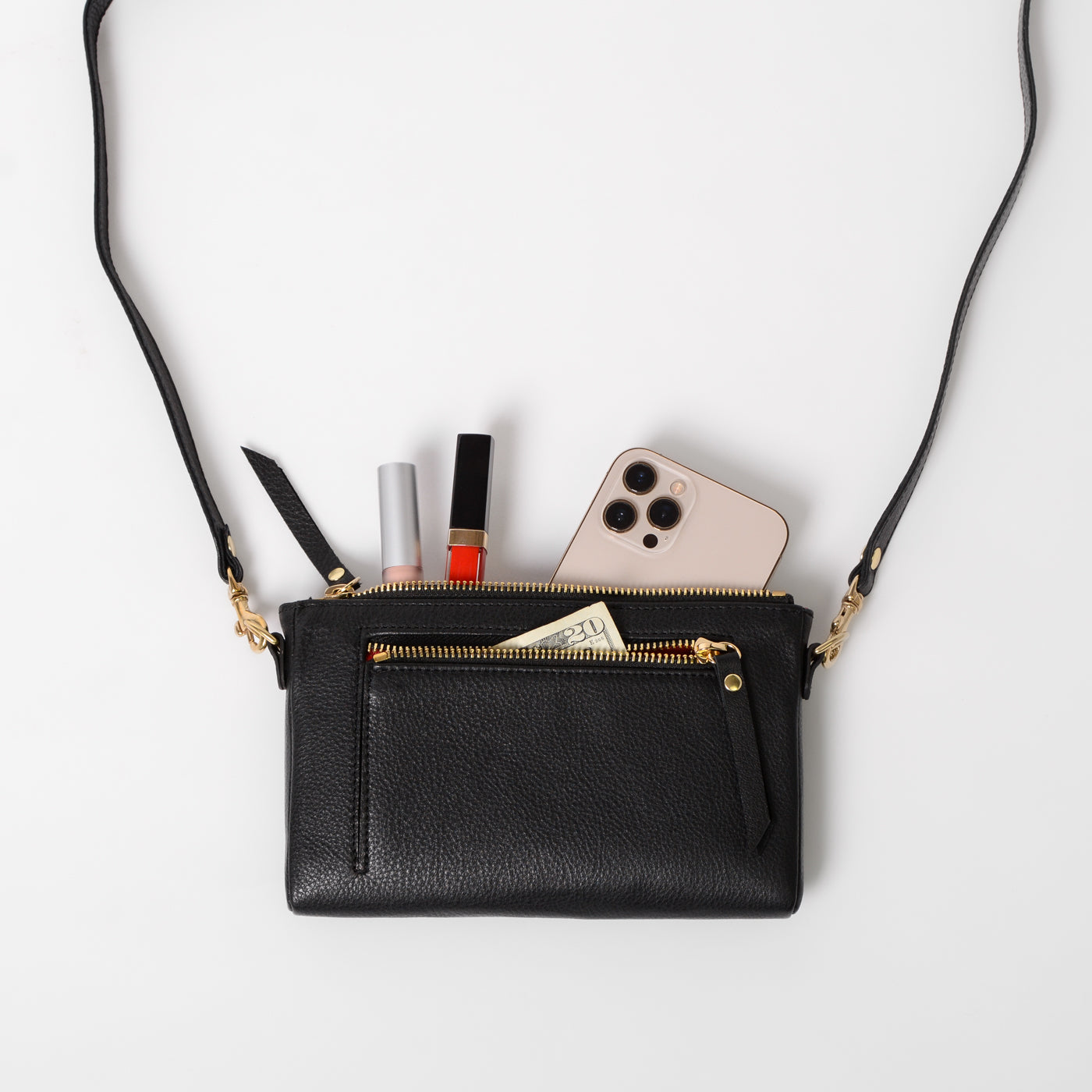 TAH TS Work Traveler Wallet Crossbody Black