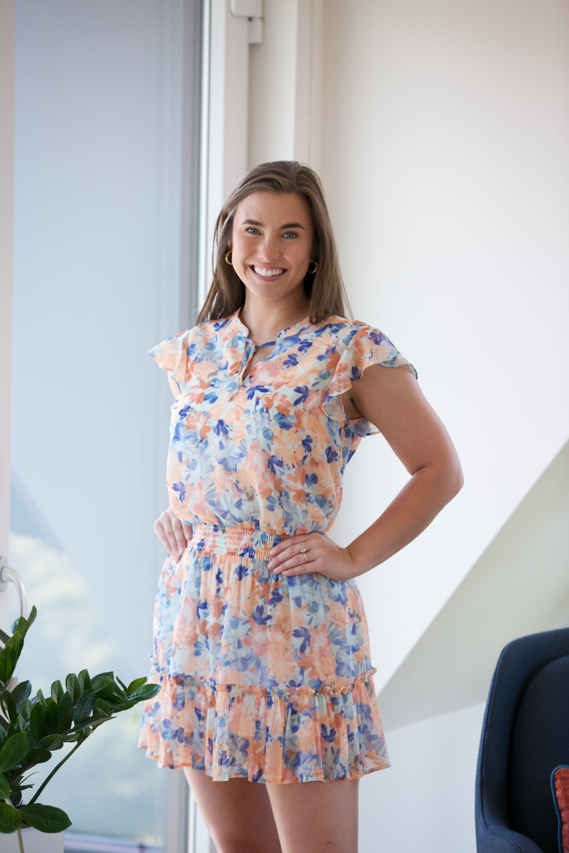 Tart Collections Ezra Dress in Pressed Floral