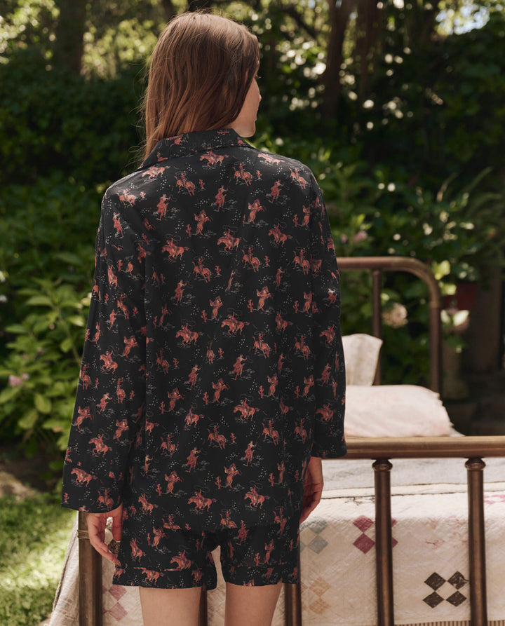 THE GREAT. The Square Pajama Short