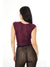 Find Me Now Ribbed Mesh Tee Wine