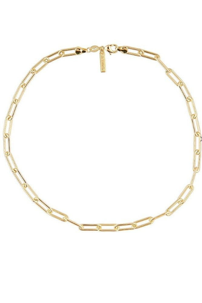 SAHIRA Carrie Paperclip Necklace 24&quot;
