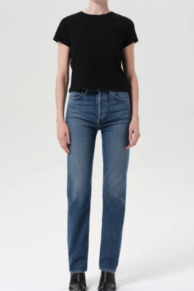 AGOLDE 90&#39;s Pinch Waist Long in Overcast