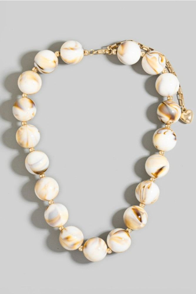 ADORN Flavie Large Beaded Necklace