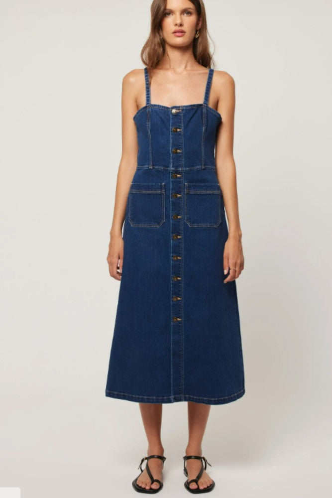 Rolla&#39;s Mara Dress Deep Blue