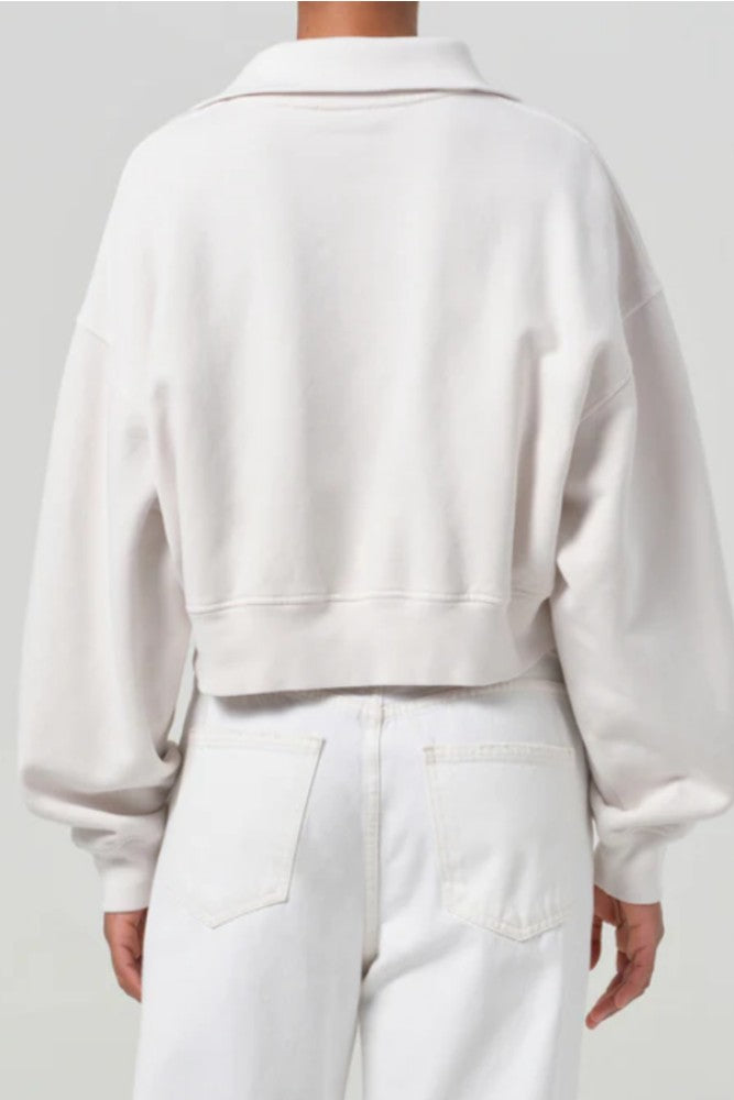 AGOLDE Bethan Quarter Zip Sweatshirt