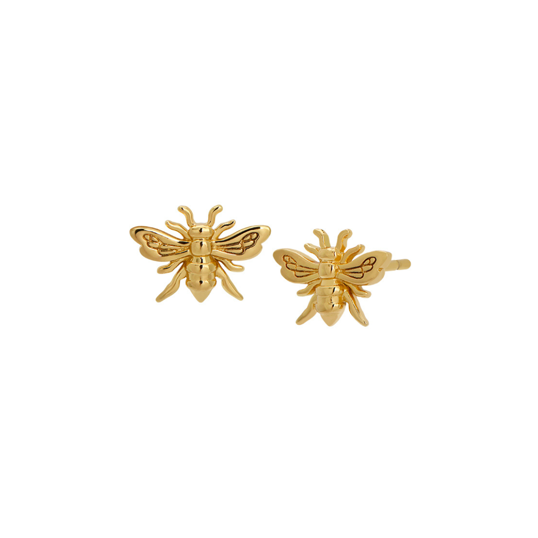 The Land of Salt Honey Bee Stud Earrings