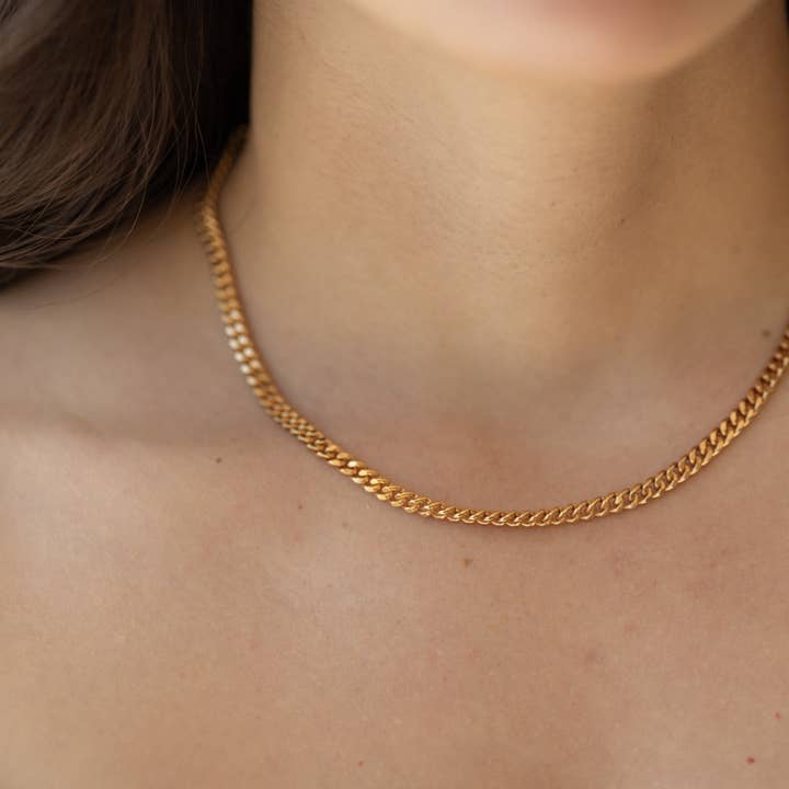 The Land of Salt Chunky Curb Chain Necklace