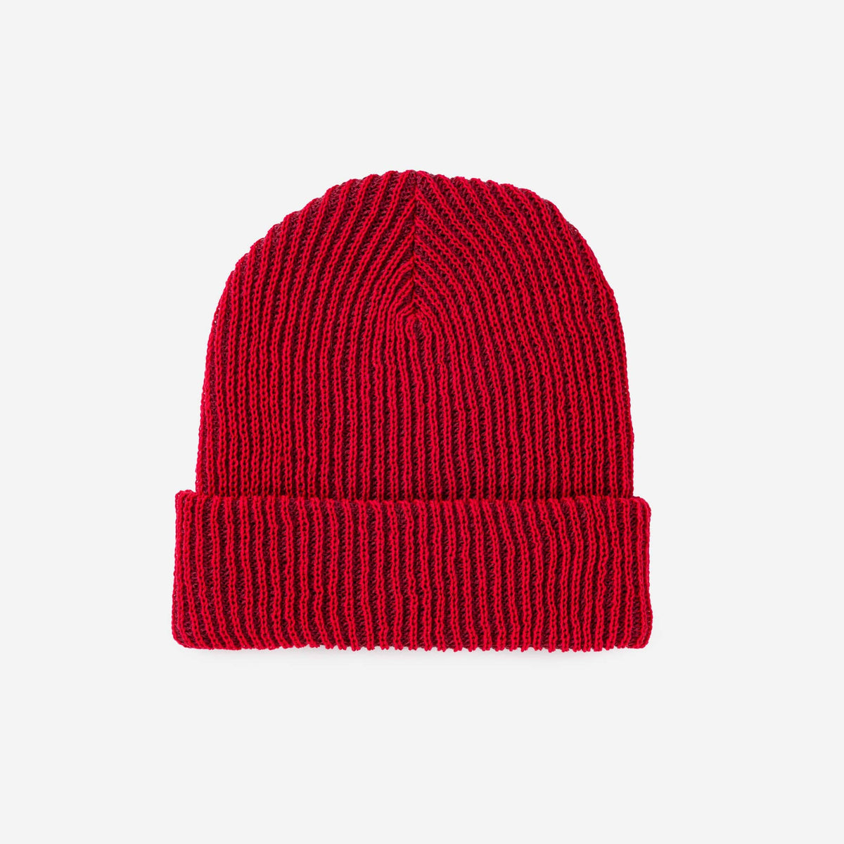 Verloop Simple Rib Knit Beanie Ruby Red