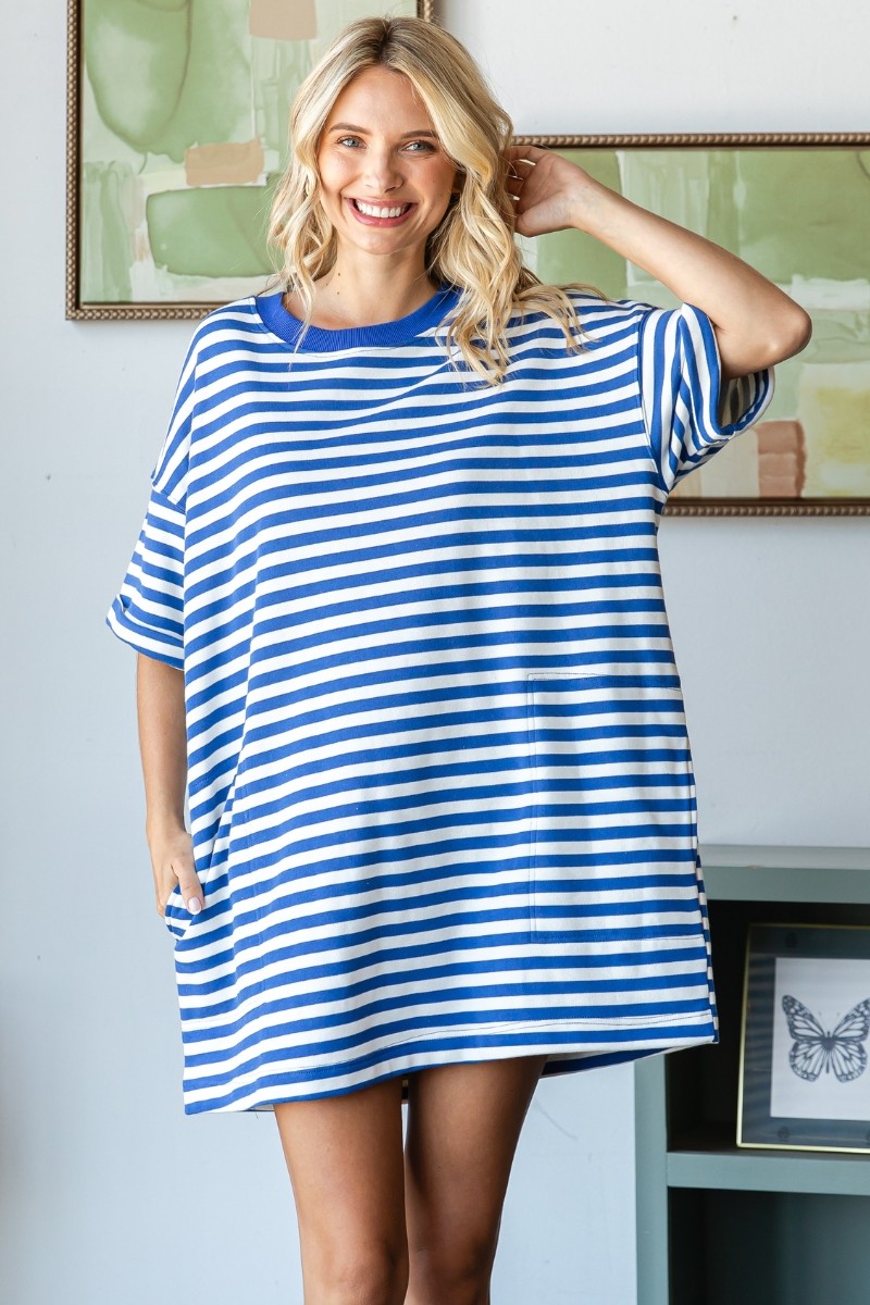 NYLAND Kacey Boxy Striped Dress