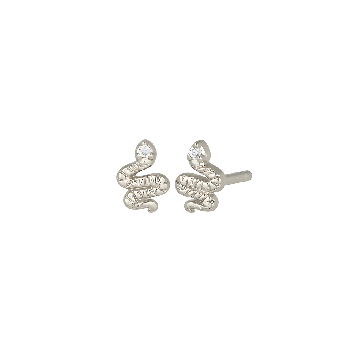 The Land of Salt Snake Stud Earrings