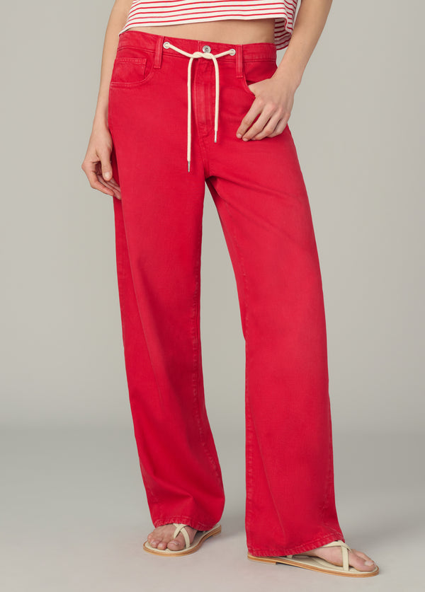 JOE'S JEANS The Ryan Draw Cord in Cherry Red