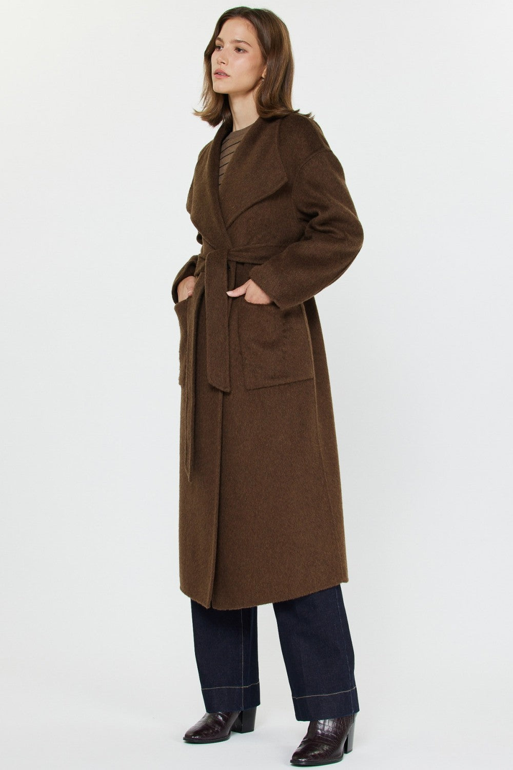 NYLAND Dulcimer Handmade Wool Long Coat