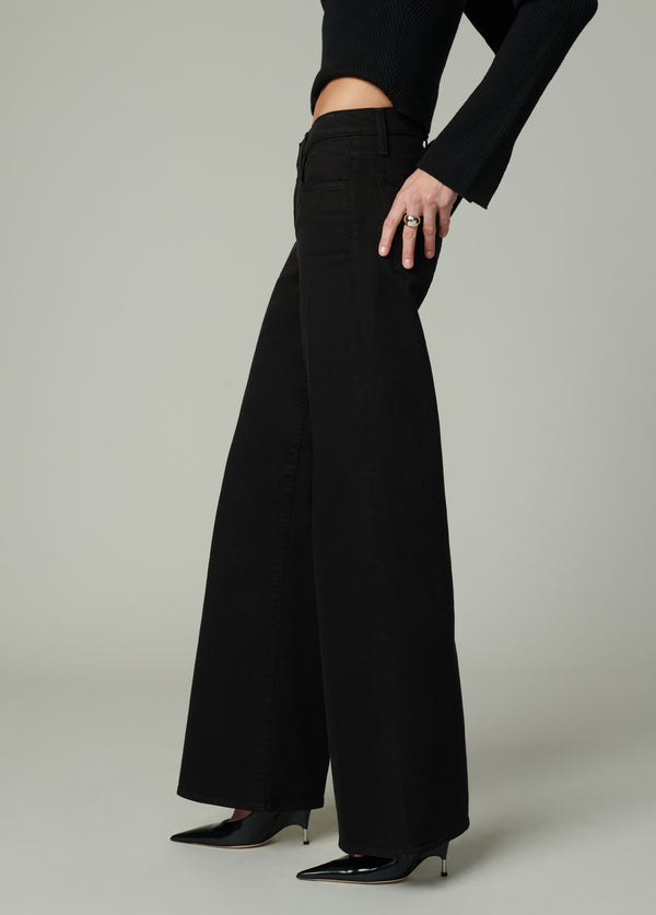 JOE&#39;S JEANS The Lou Lou Low Rise Wide Leg in Black