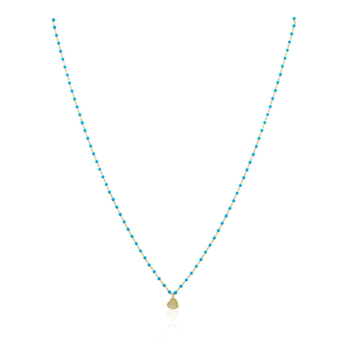 SAHIRA Elsa Mini Heart Necklace Turquoise