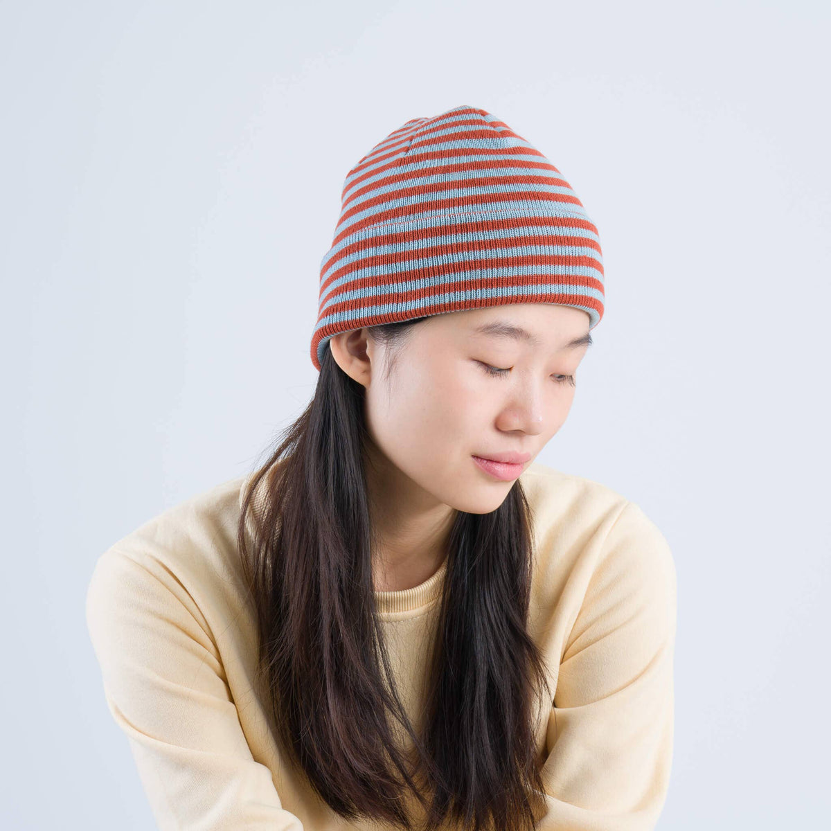 Verloop Simple Stripe Knit Beanie