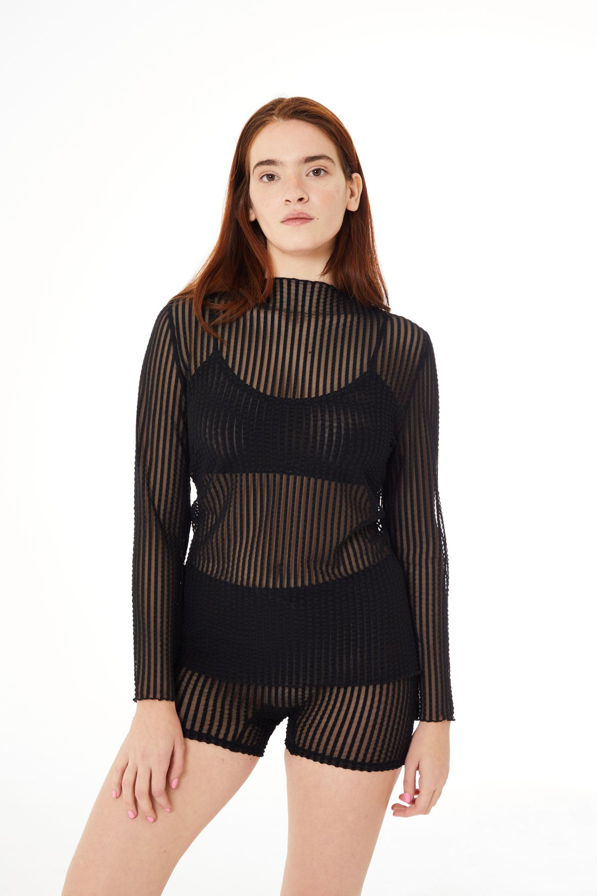 Find Me Now Addison Mesh Long Sleeve