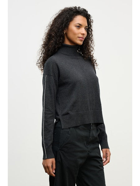 Velvet by Graham & Spencer Libra Turtleneck Cinder