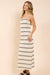 Sadie & Sage Way Out Zig Zag Weave Maxi Dress w/ Slit