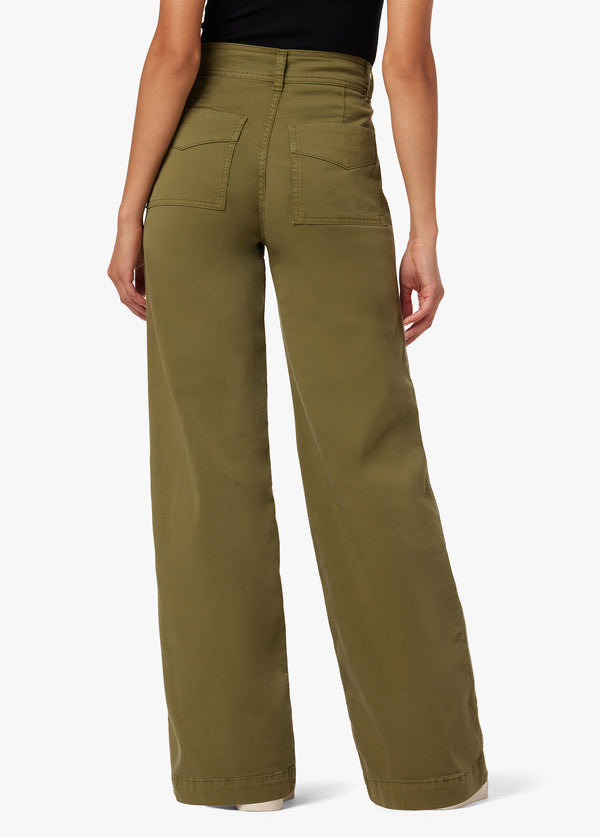 JOE&#39;S JEANS The Premium Cargo Wide Leg in Burnt Olive