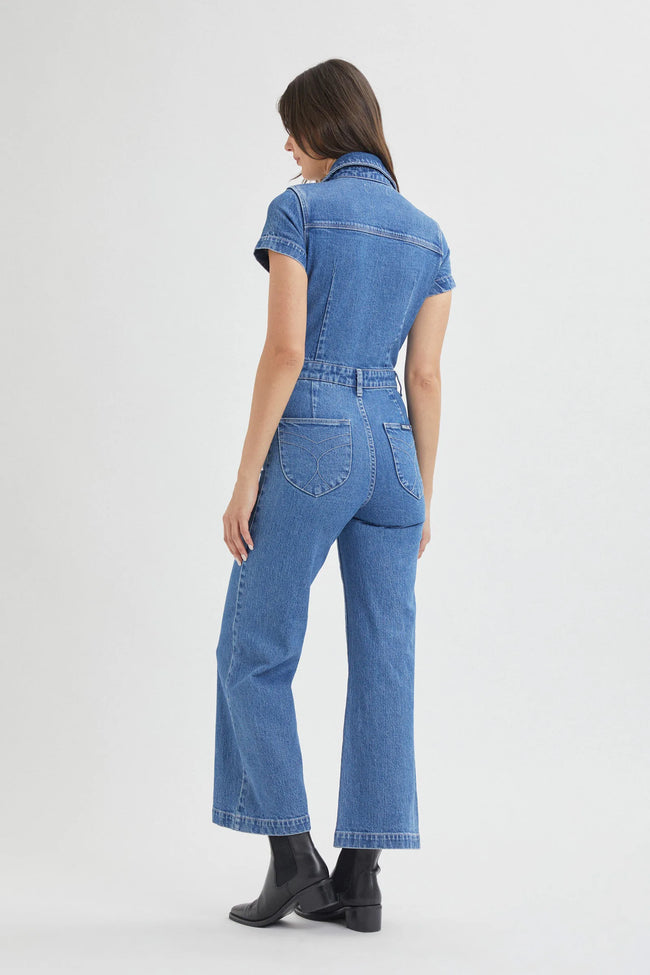 Rolla's Sailor Jumpsuit Breaker Mid Vintage Blue