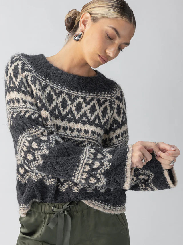 Sanctuary Fairisle Crew Neck Sweater