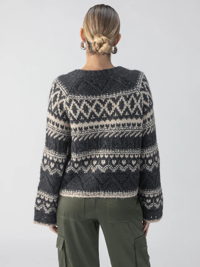 Sanctuary Fairisle Crew Neck Sweater