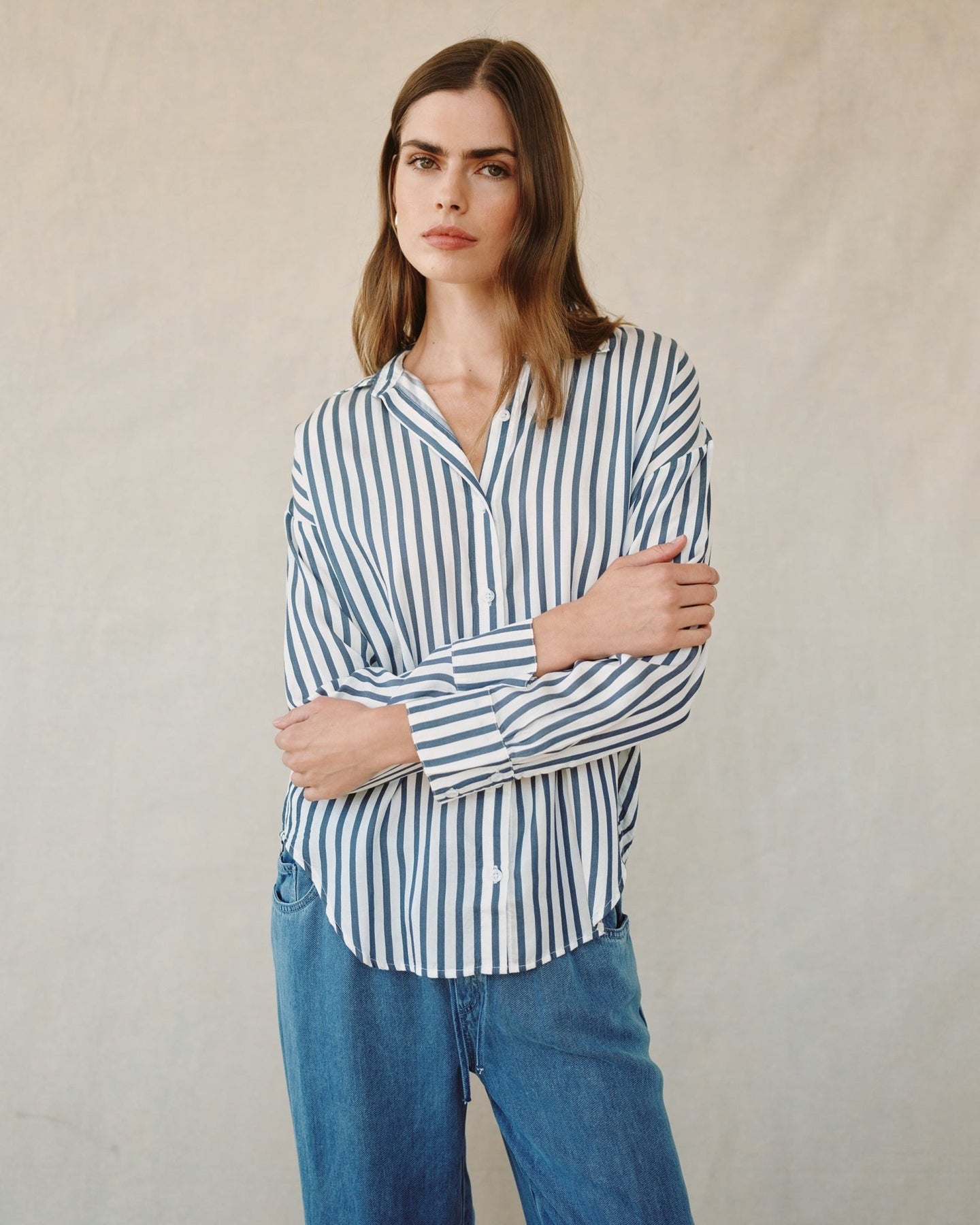 Bella Dahl Oversized Button Down Fernwood
