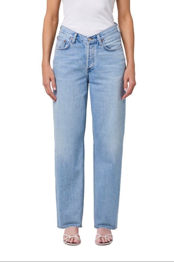 AGOLDE V-Waist Baggy in Prevail