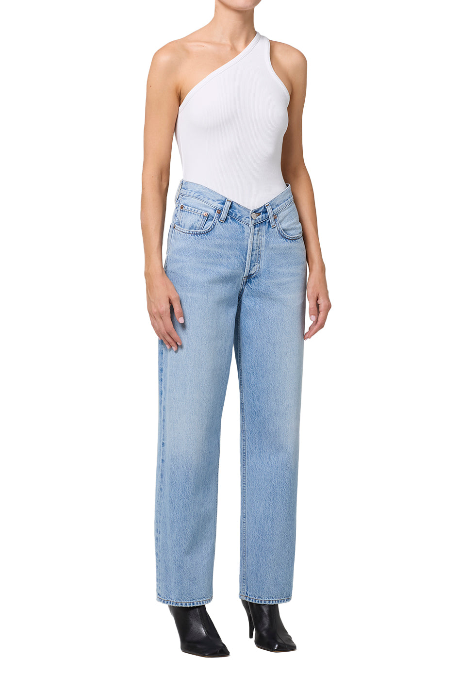 AGOLDE V-Waist Baggy in Prevail