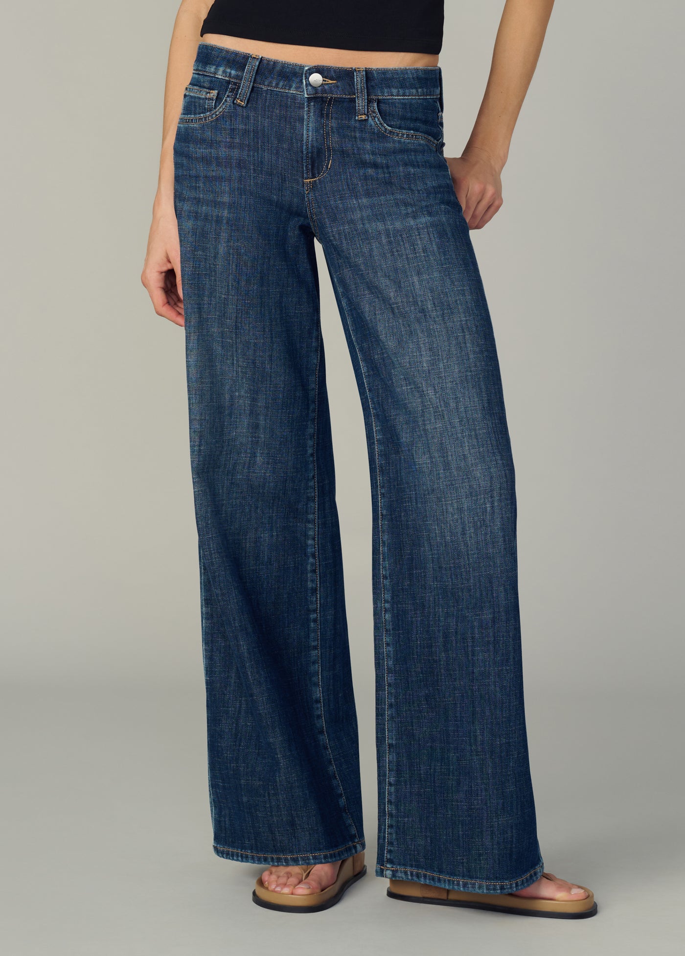 JOE'S JEANS The Lou Lou Low Rise Wide Leg in Home Girl