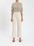 Daze Denim Valley Girl Wide Leg Jeans in Raw Cut Cream