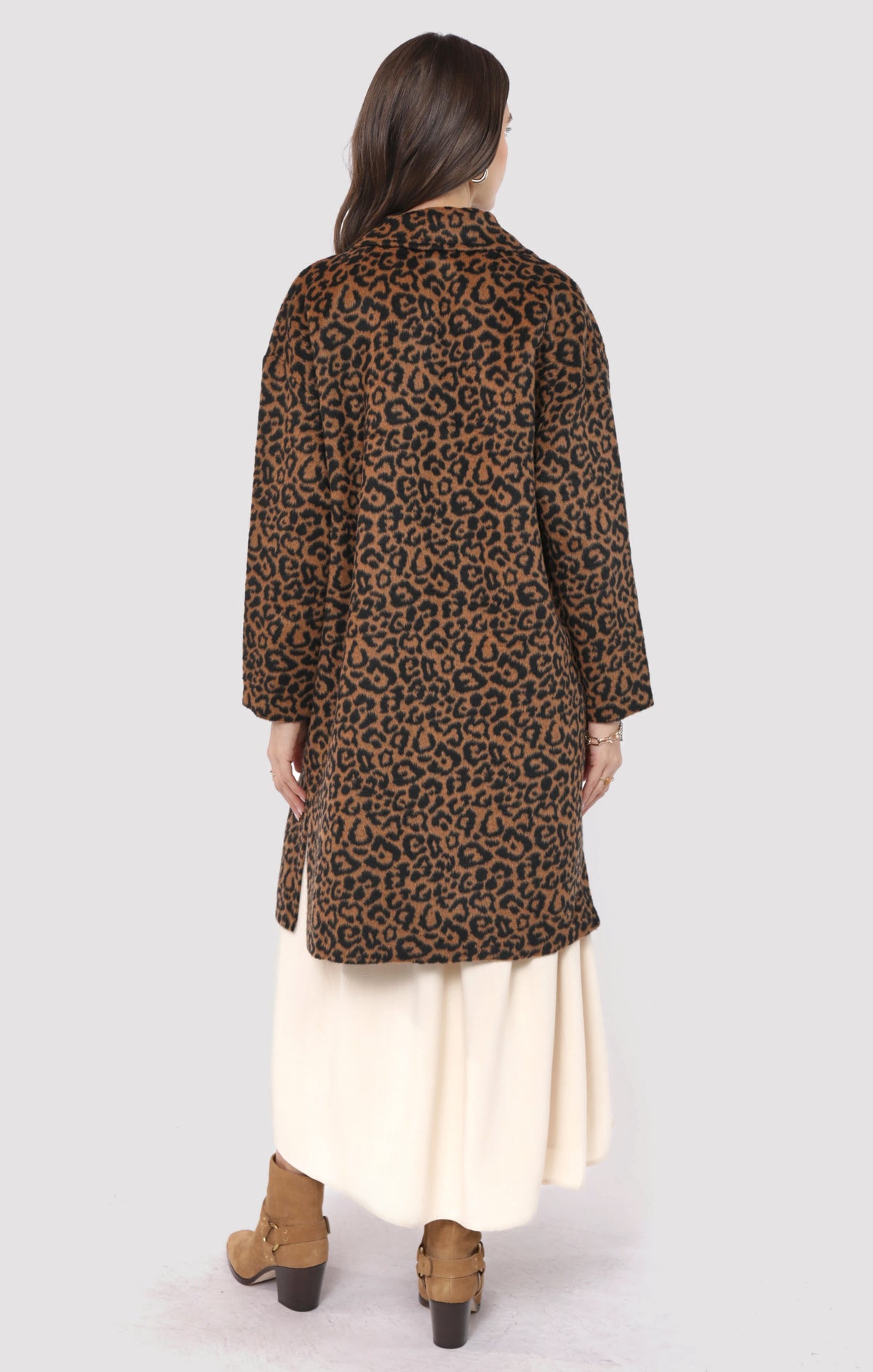 Sadie &amp; Sage Animal Instinct Leopard Coat