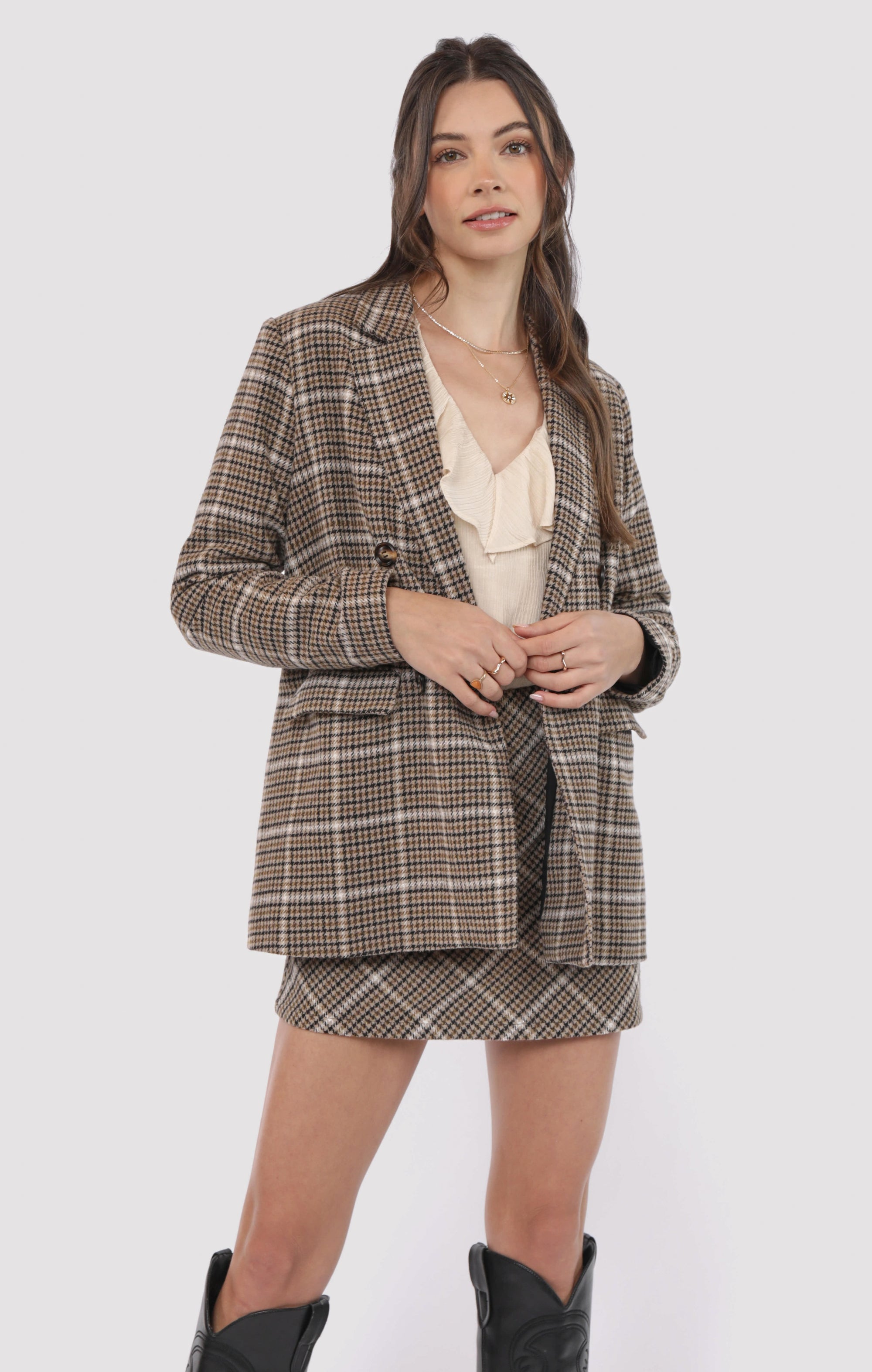 Sadie & Sage Gossip Girl Double Breaster Blazer