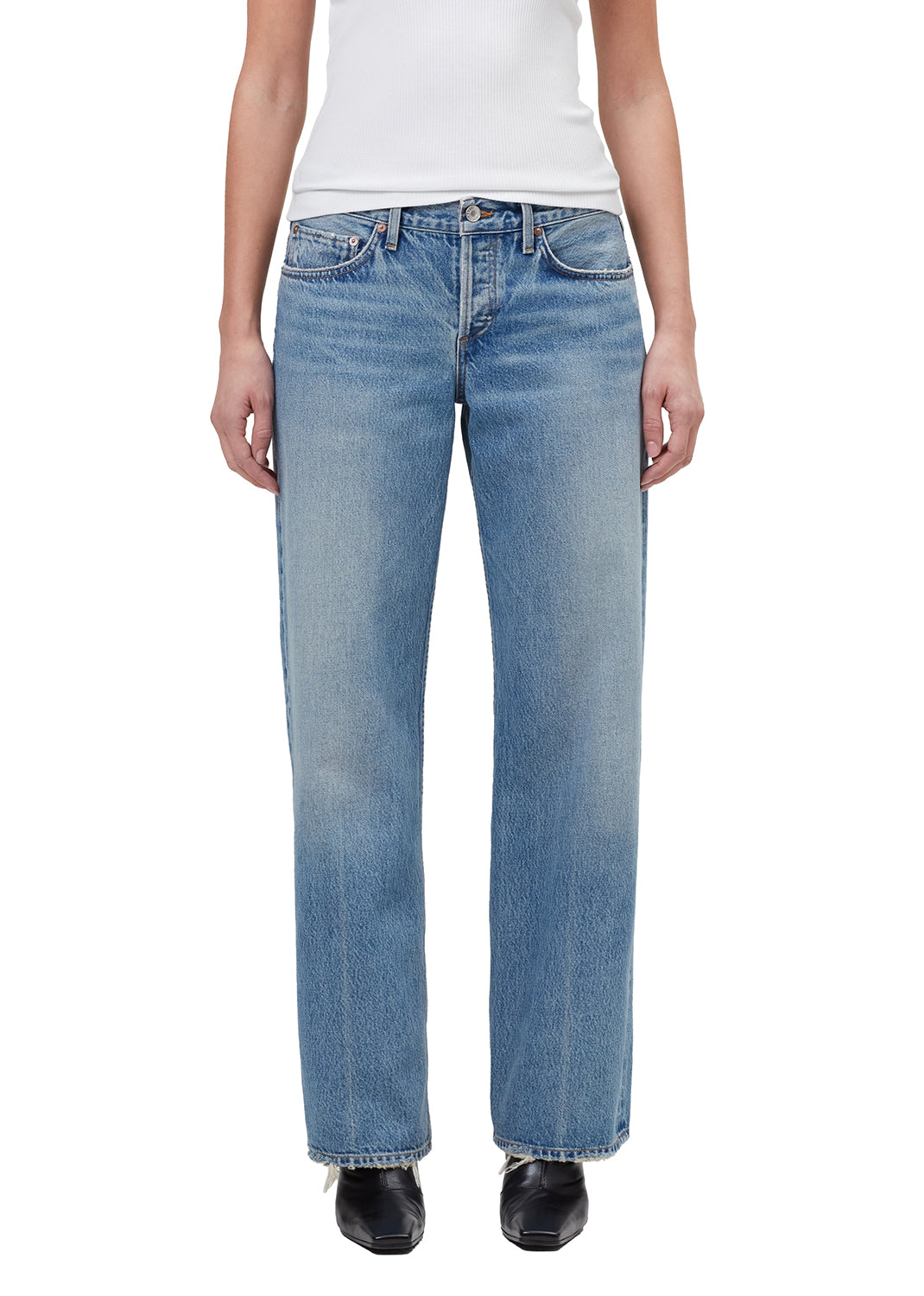 AGOLDE Low Rise Loose in Vault