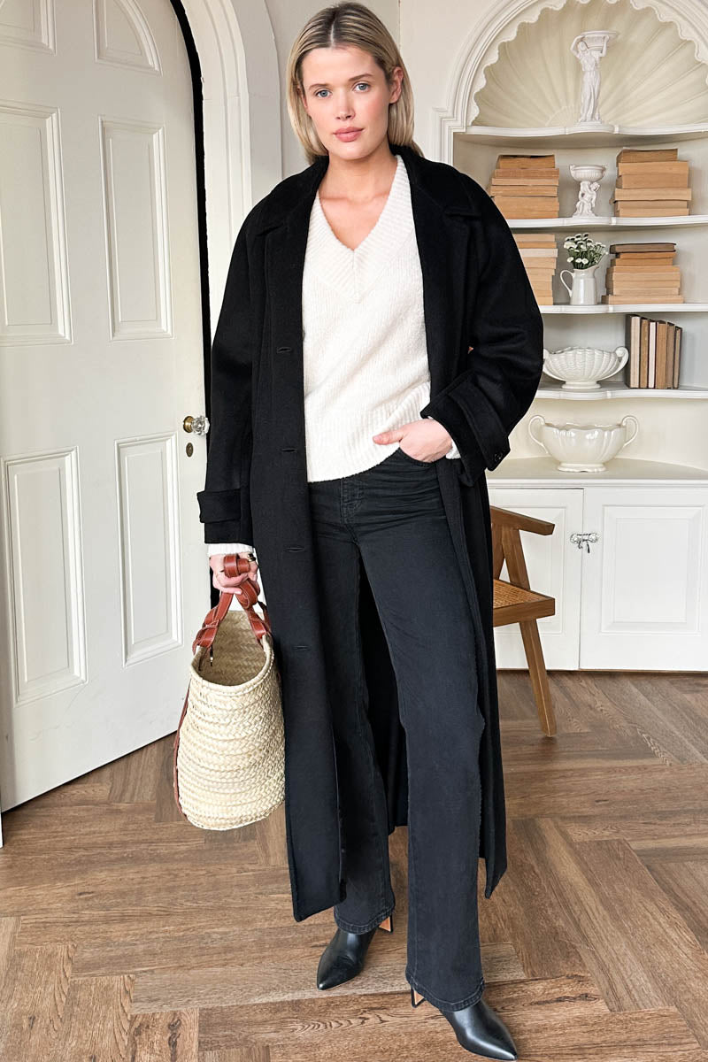 EMERSON FRY Boxy V Neck Sweater