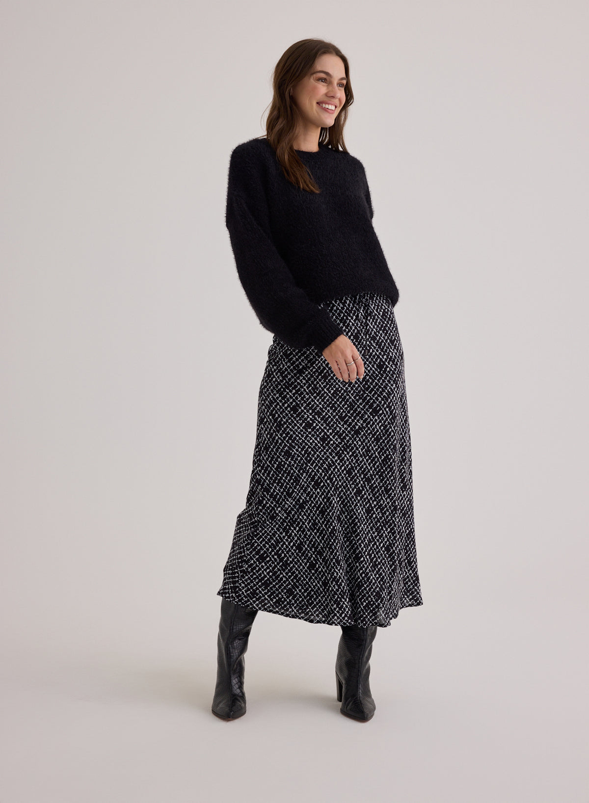 Bella Dahl Bias Skirt w/ Tie