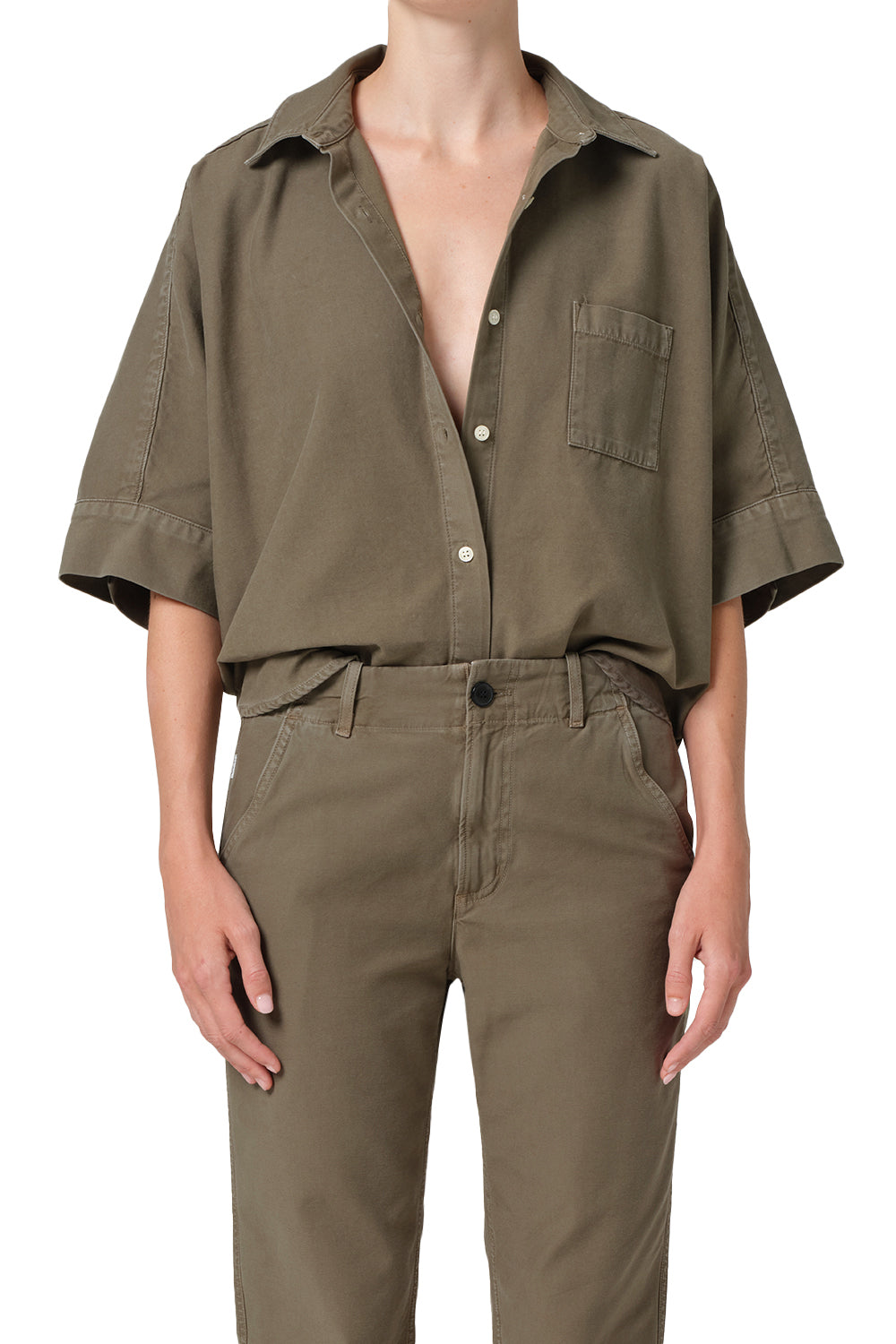 Citizens of Humanity Claire Origami Shirt in Dogwood